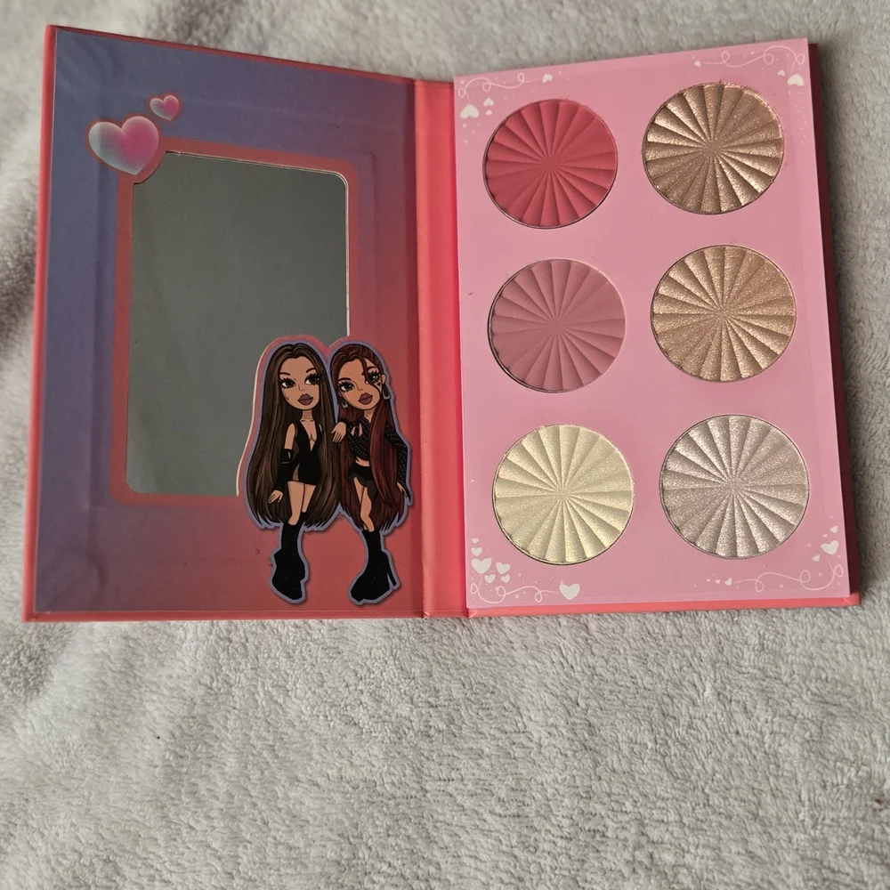 blush and highlighter